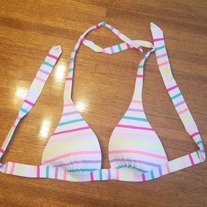 NWOT Stripe Bikini Top Victoria Secret